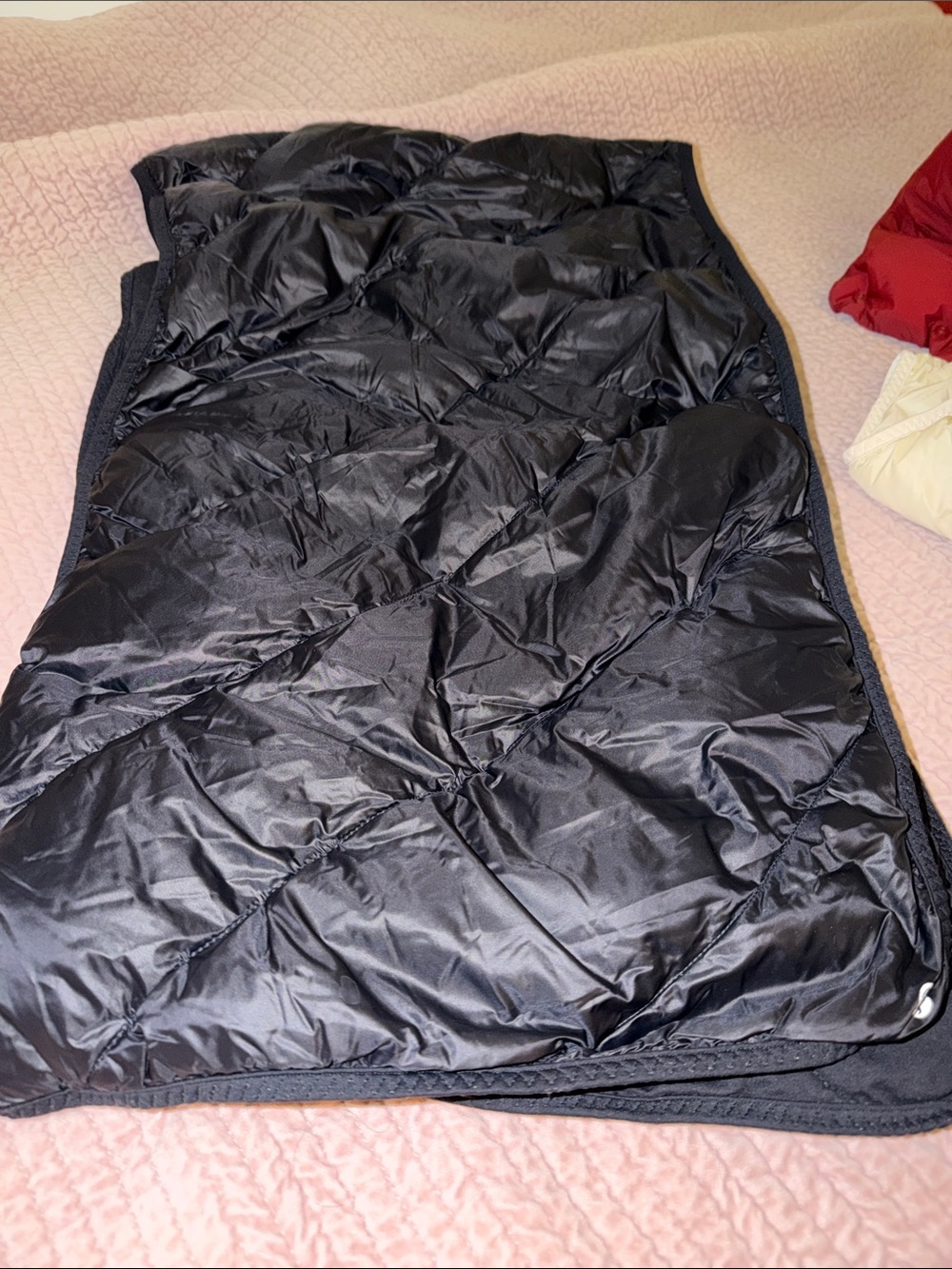 lululemon athletica Black Quilted Packable Wrap